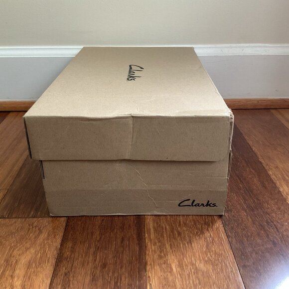 Clarks Men’s Gilman Free Brown Tan Leather Loafers Dress Shoes Slip On 11M NIB - Picture 13 of 14